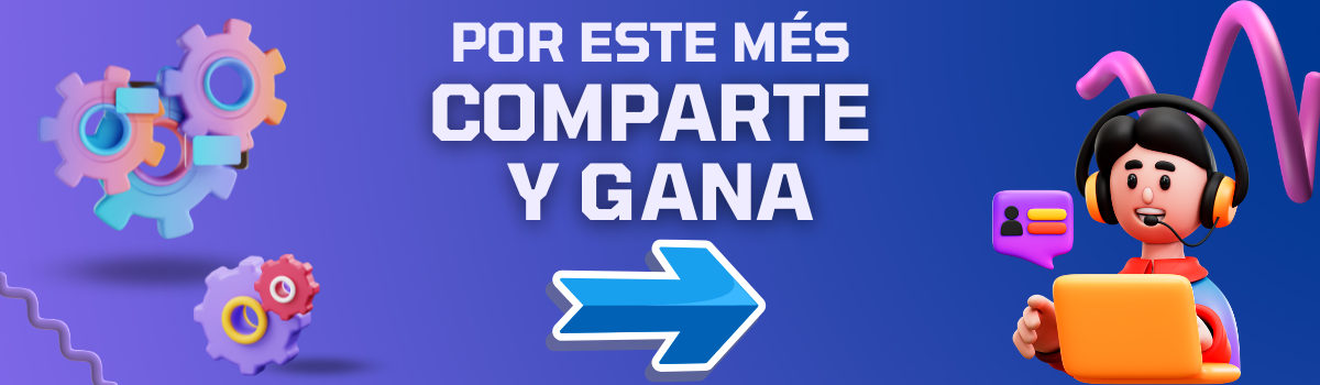 Por este mes comparte y gana